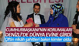 Recep Tayyip Erdoğan’nın korumaları Denizli’de dünya evine girdi
