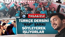 Türkçe dersini “rap” şarkı söyleyerek işliyorlar 