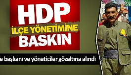 HDP ilçe yönetimine baskın