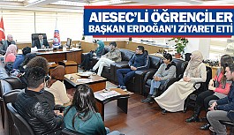AIESEC’li öğrenciler Başkan Erdoğan’ı ziyaret etti