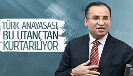 Bakan Bozdağ, “Türk anayasası, bu utançtan kurtarılıyor”