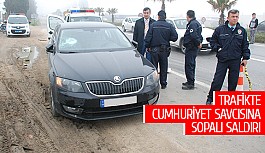 Trafikte cumhuriyet savcısına sopalı saldırı