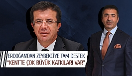 Erdoğan’dan Zeybekci’ye tam destek