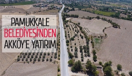 Pamukkale Belediyesi’nden Akköy’e yatırım