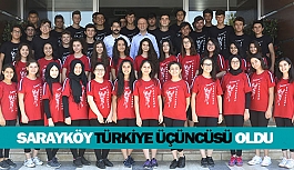 Sarayköy Türkiye üçüncüsü oldu