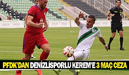PFDK’dan Denizlisporlu Kerem’e 3 maç ceza