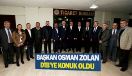 Başkan Osman Zolan DTB'ye konuk oldu