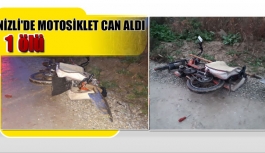 Denizli'de motosiklet can aldı 1 ölü 