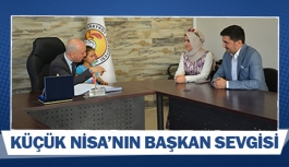 Başkan Özbaş nikahı 3 yaşındaki Nisa ile birlikte kıydı