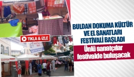 Buldan Dokuma Kültür ve El Sanatları Festivali başladı