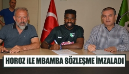 Horoz ile Mbamba sözleşme imzaladı 