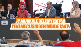 Pamukkale Belediyesi’nin yeni meclisinden müjde çıktı