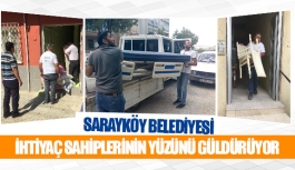 Sarayköy Belediyesi ihtiyaç sahiplerinin yüzünü güldürüyor