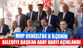 MHP Denizli’de 9 ilçenin belediye başkan aday adayı açıklandı 