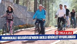 Pamukkale Belediyesi’nden akıllı bisiklet uygulaması