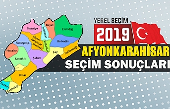 İşte Afyonkarahisar Belediye başkan sonuçları