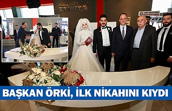 Başkan Örki, ilk nikahını kıydı