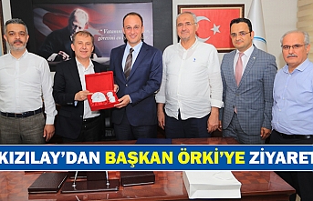Kızılay’dan Başkan Örki’ye ziyaret