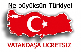 Ne büyüksün Türkiye!