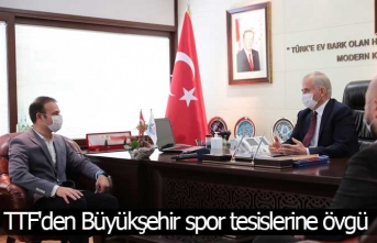 TTF Başkanı Yalçınkaya'dan  Başkan Zolan'a ziyaret