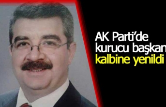 AK Parti’de kurucu başkan kalbine yenildi