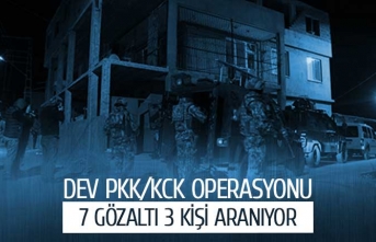 Dev PKK operasyonu; 7 gözaltı