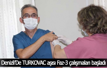 Denizli, TURKOVAC aşısı Faz-3 çalışmaları için 41 merkezden birisi oldu