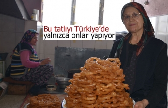 Bu tatlıyı Türkiye’de yalnızca onlar yapıyor!