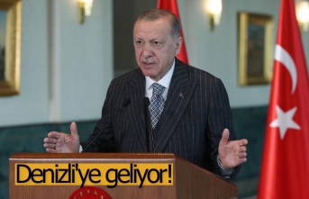Cumhurbaşkanı Erdoğan Denizli'ye geliyor