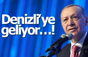 Erdoğan Denizli'ye geliyor  