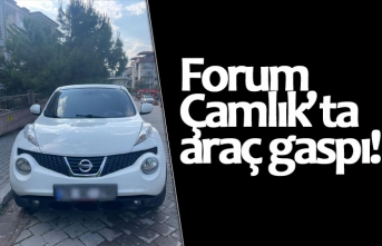 Forum Çamlık’ta araç gaspı!
