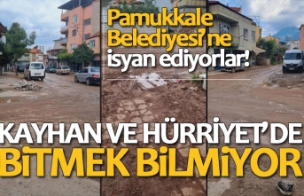 Pamukkale Belediyesi’ne isyan ediyorlar!