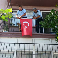 Bu kentin her tarafı Türk Bayrağıyla donatıldı