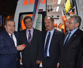 DTO, Bakan Güler’e ambulans teslim etti