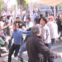 HDP standına saldırı!
