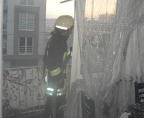 Denizli’de ev yangını korkuttu