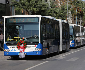 Belediye otobüsleri greve gitti