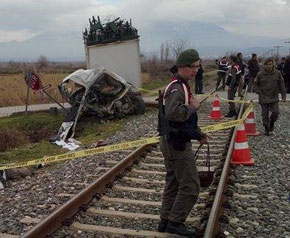 Denizli’de tren kazası!