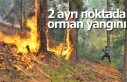 2 ayrı noktada orman yangını başladı