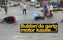 Buldan’da garip motor kazası!