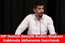 CHP Gençlik Kolları Başkanı hakkında iddianame hazırlandı