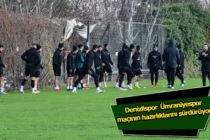 Denizlispor Ümraniyespor maçının hazırlıklarını sürdürüyor
