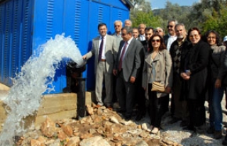 Milas;ın 20 yıllık su yatırımı tamamlandı