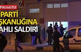 AK Parti Başkanlığına silahlı saldırı