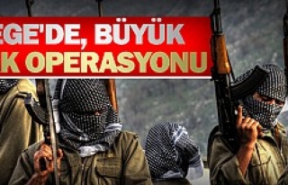 Ege'de büyük PKK operasyonu