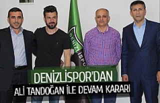Denizlispor’dan Ali Tandoğan ile devam kararı 