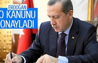 Erdoğan o kanunu onayladı