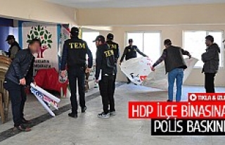 HDP ilçe binasına polis baskını!