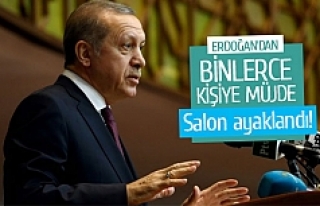 Erdoğan’dan binlerce kişiye müjde