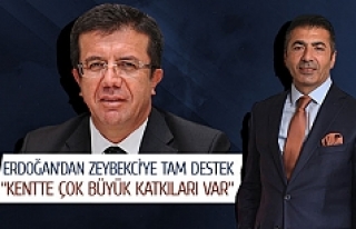 Erdoğan’dan Zeybekci’ye tam destek